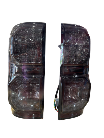 Half Smoked LED Tail Lights Pair Suitable for Toyota Hilux SR & SR5 2005-2014