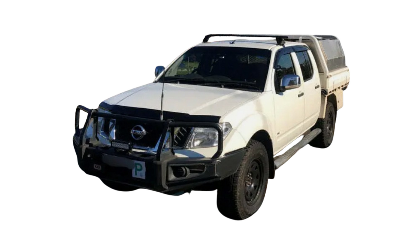 Combo Bonnet Protector + Weathershields suits Nissan Navara D40 2011 - 2015 Spain