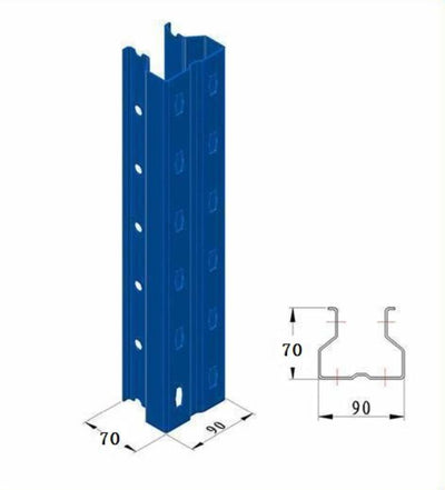 Upright Frame (3900 x 840) - OZI4X4 PTY LTD