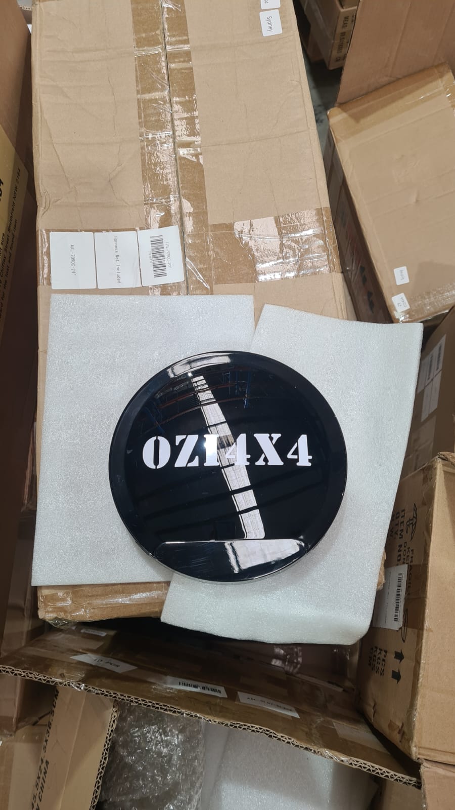Black cover for 9'' OSRAM LED Laser Spot Light - OZI4X4 PTY LTD
