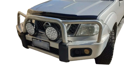 Combo Bonnet Protector + Weathershields suits Nissan Navara D40 2011 - 2015 Spain