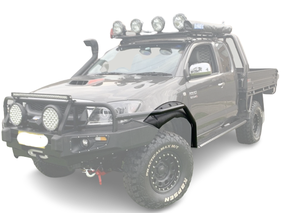 Jungle Flares Suits Toyota Hilux 2012-2015 Front Only - OZI4X4 PTY LTD