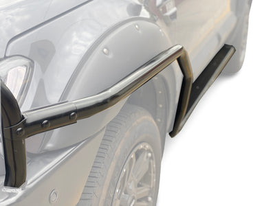 Adjustable Side Steps + Brush Bars Suits Ford Ranger / Mazda BT50 / Everest Dual Cab / Single Cab - OZI4X4 PTY LTD