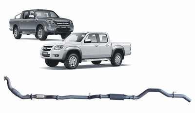 Redback Extreme Duty Exhaust for Ford Ranger (01/2006 - 08/2011), Mazda BT-50 (11/2006 - 10/2011) - OZI4X4 PTY LTD