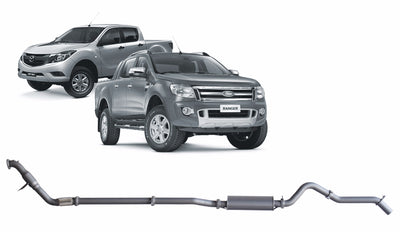 Redback Extreme Duty Exhaust for Ford Ranger 3.2L (01/2011 - 09/2016), Mazda BT-50 (11/2011 - 06/2016) - OZI4X4 PTY LTD