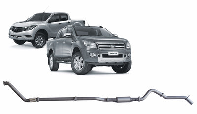 Redback Extreme Duty Exhaust for Ford Ranger 3.2L (01/2011 - 09/2016), Mazda BT-50 (11/2011 - 06/2016) - OZI4X4 PTY LTD