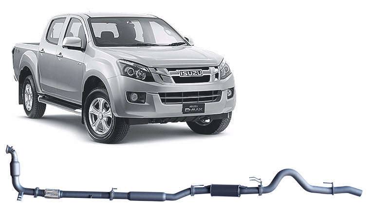 Redback Extreme Duty Exhaust for Isuzu D-MAX (06/2012 - 10/2016) - OZI4X4 PTY LTD