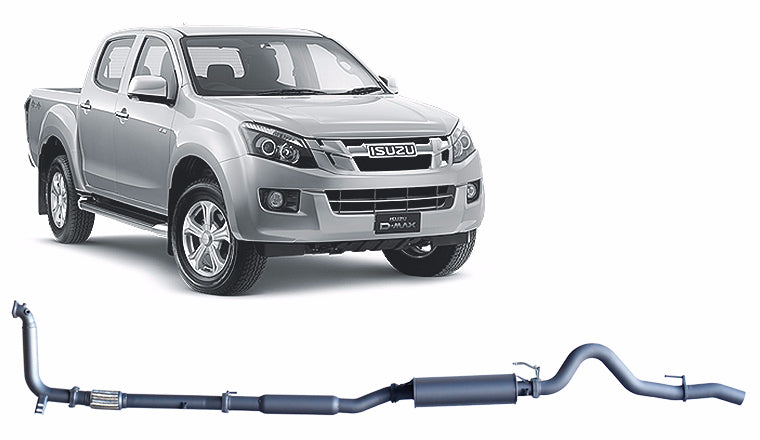 Redback Extreme Duty Exhaust for Isuzu D-MAX (06/2012 - 10/2016) - OZI4X4 PTY LTD