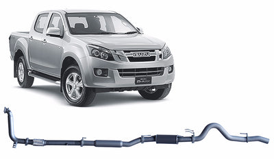 Redback Extreme Duty Exhaust for Isuzu D-MAX (06/2012 - 10/2016) - OZI4X4 PTY LTD