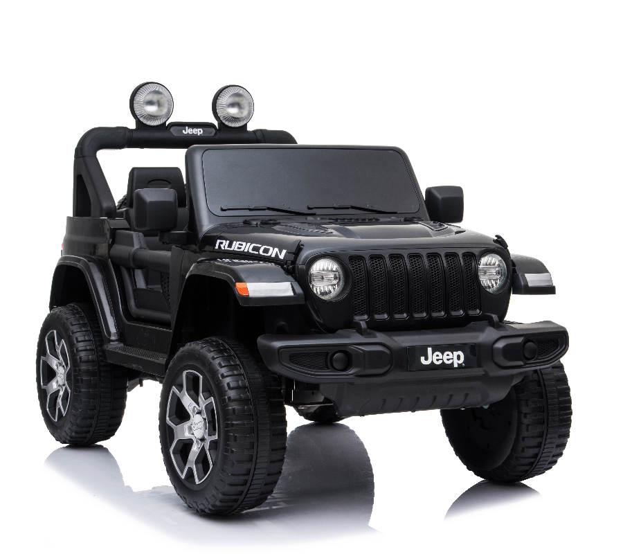 12V Black Jeep Wrangler Ride-On Car (Pre Order) - OZI4X4 PTY LTD