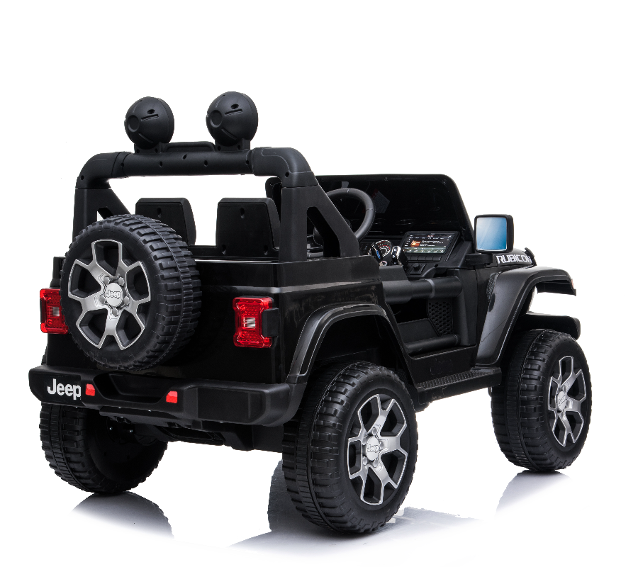 12V Black Jeep Wrangler Ride-On Car (Pre Order) - OZI4X4 PTY LTD