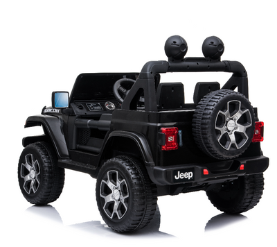 12V Black Jeep Wrangler Ride-On Car (Pre Order) - OZI4X4 PTY LTD