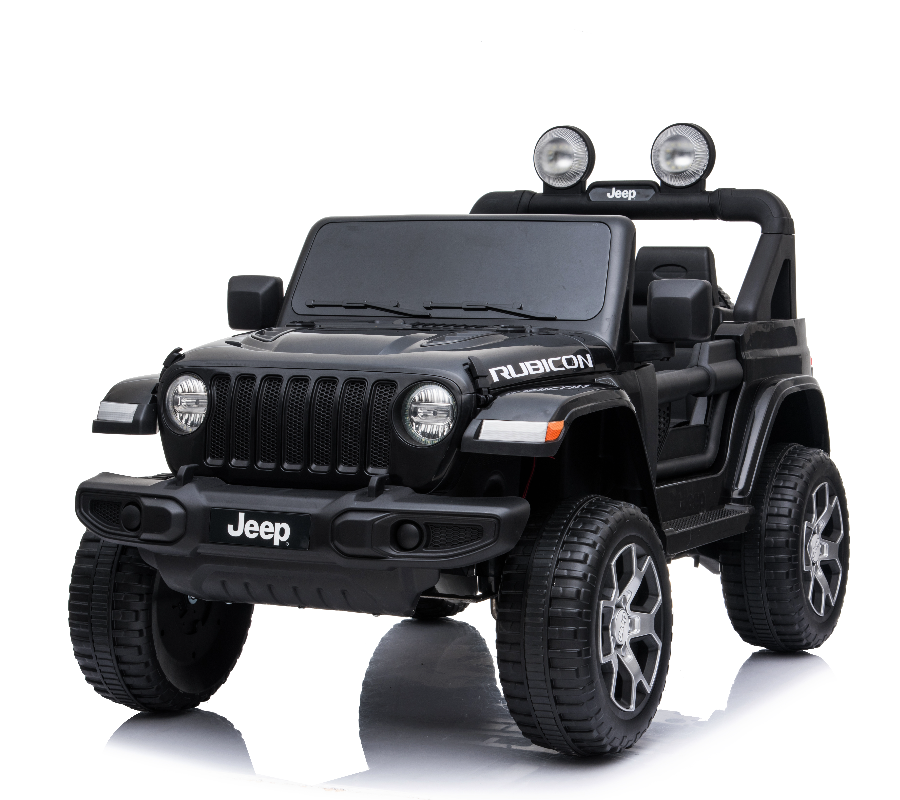 12V Black Jeep Wrangler Ride-On Car (Pre Order) - OZI4X4 PTY LTD