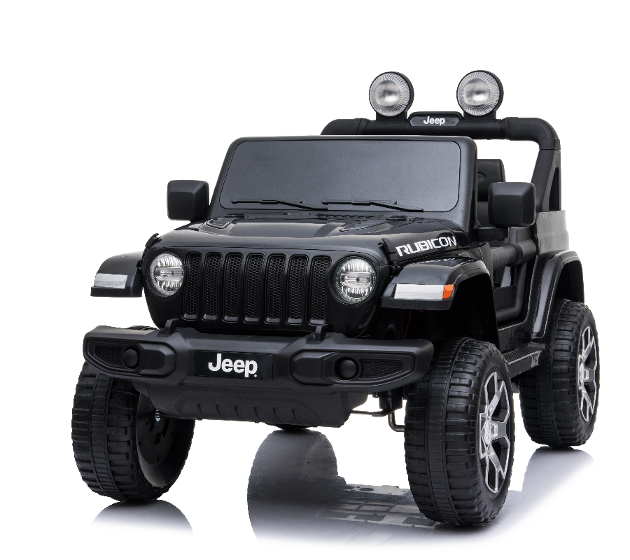 12V Black Jeep Wrangler Ride-On Car (Pre Order) - OZI4X4 PTY LTD