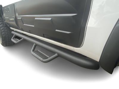 Two Step Steel Side Steps Suitable For Toyota Hilux SR & SR5 2015+ - OZI4X4 PTY LTD