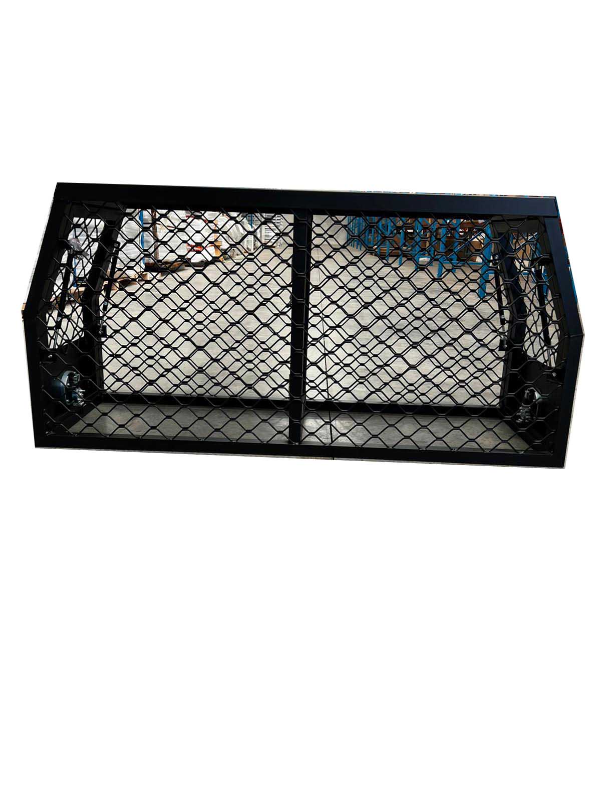 Premium 600 Length Black Mesh Style Dog Box Canopy (Pre-Order) - OZI4X4 PTY LTD