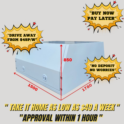 Premium White 1500 Canopy Premium Edition Suits Premium Trays + Compartments - OZI4X4 PTY LTD