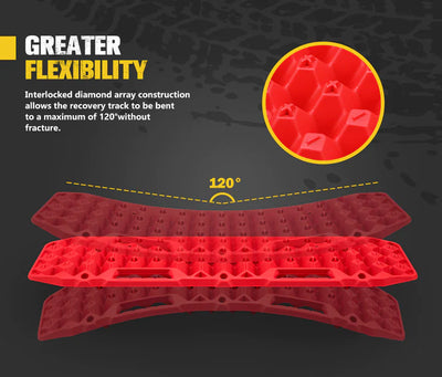 10 TON Red Recovery Track (Pre Order) - OZI4X4 PTY LTD