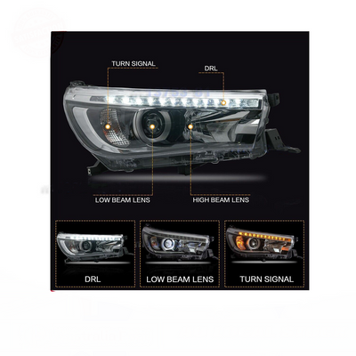 LED Projector Headlight Unit Suitable for Toyota Hilux 2015-2020+ - OZI4X4 PTY LTD