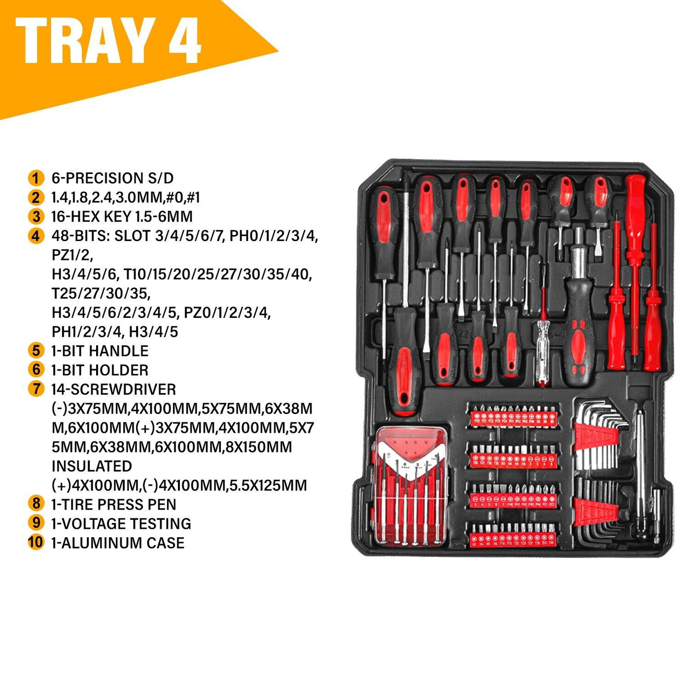 MasterSpec 1180pcs Tool Box Trolley Set  (Online Only) - OZI4X4 PTY LTD