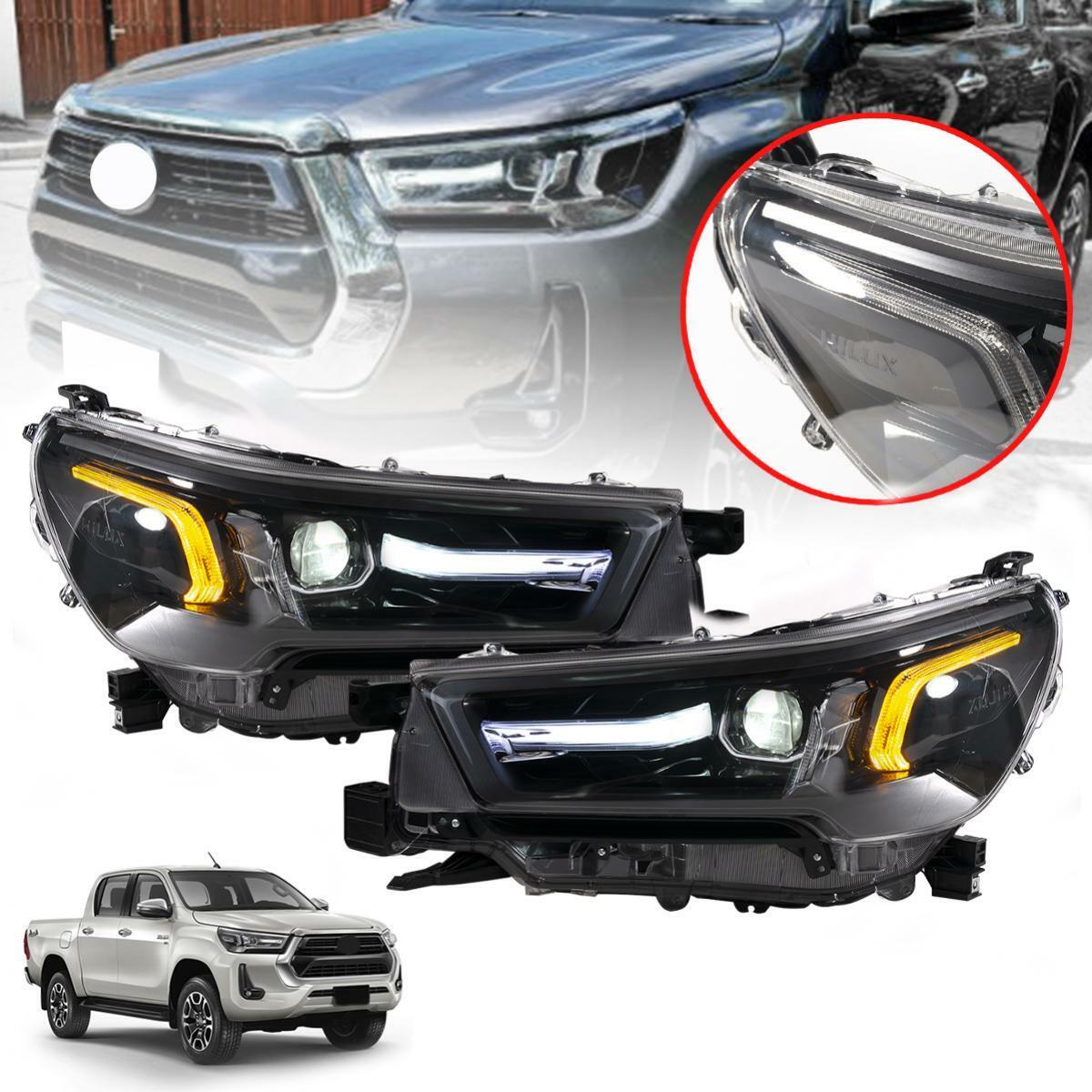 Head Light Front Lamp Projector Suitable For Toyota Hilux 2020-2022 - OZI4X4 PTY LTD