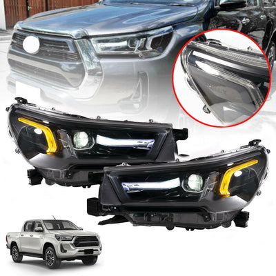 Head Light Front Lamp Projector Suitable For Toyota Hilux 2020-2022 - OZI4X4 PTY LTD