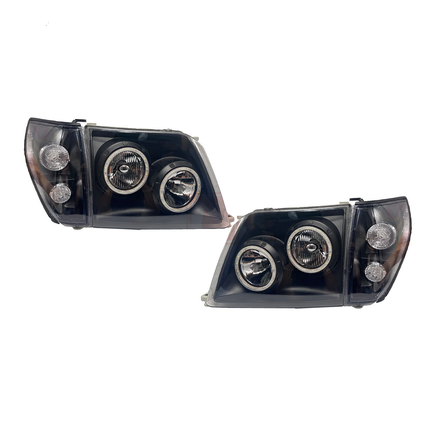 Pair LED Head Lights Indicator Upgrade Suitable For Toyota Prado 90 Series 1996-2002 - OZI4X4 PTY LTD