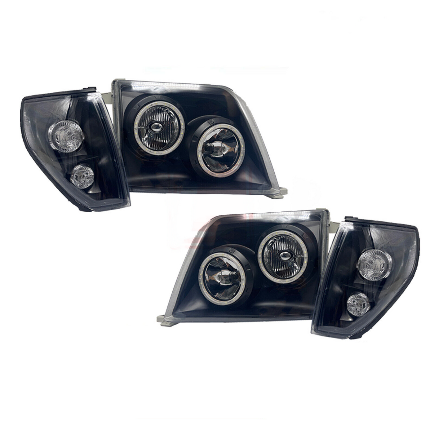 Pair LED Head Lights Indicator Upgrade Suitable For Toyota Prado 90 Series 1996-2002 - OZI4X4 PTY LTD