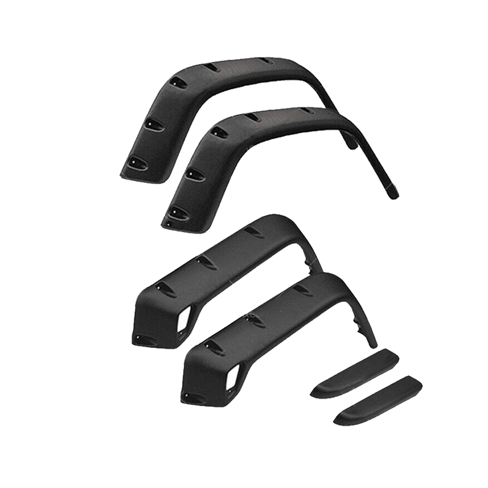 Black Fender Flares Jungle Guard Suitable for Jeep Wrangler TJ 1997-2006 - OZI4X4 PTY LTD