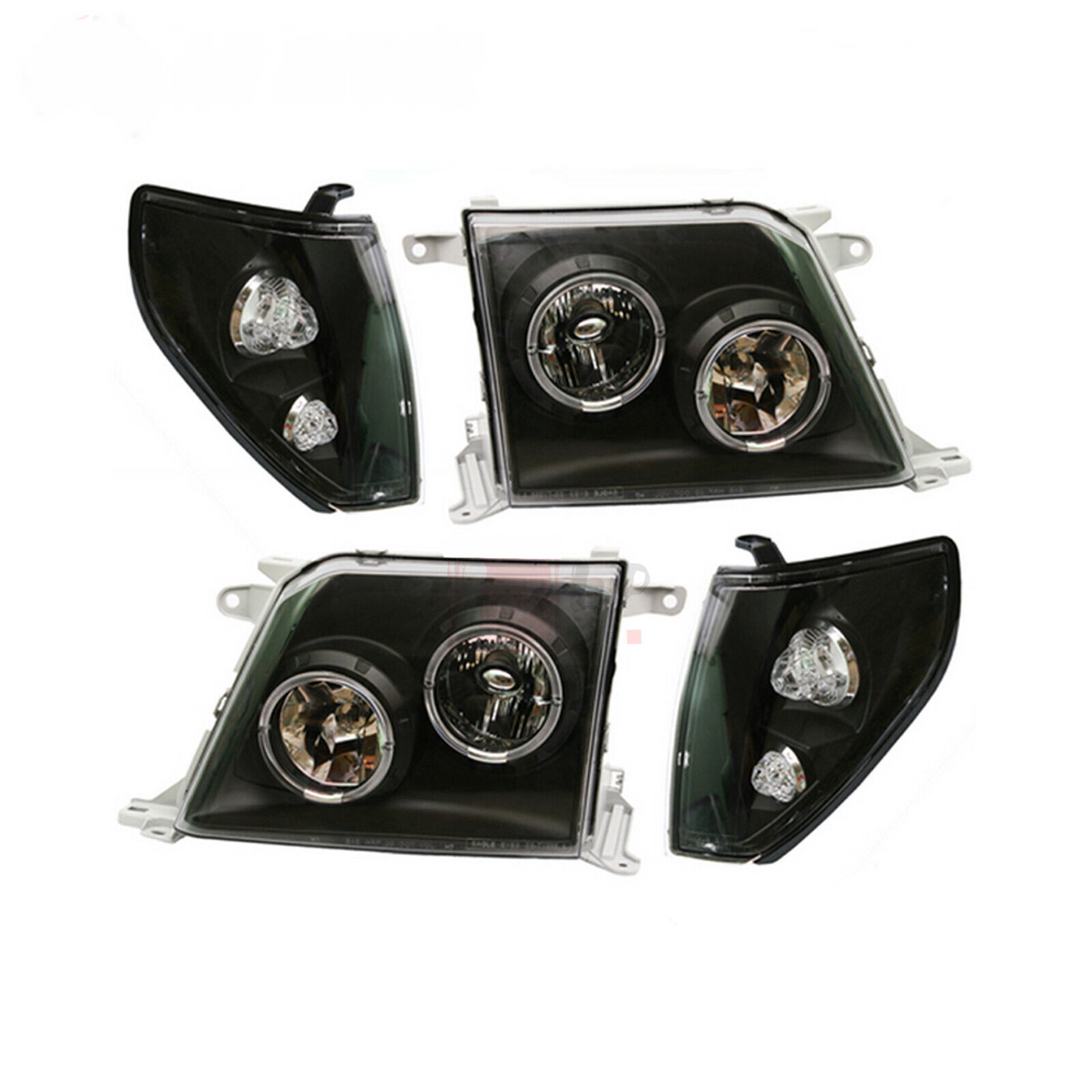 Pair LED Head Lights Indicator Upgrade Suitable For Toyota Prado 90 Series 1996-2002 - OZI4X4 PTY LTD