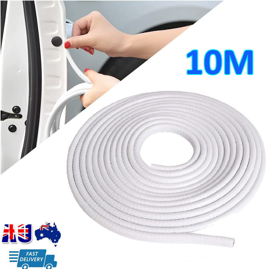 10M White Car Pinchweld Pinch Weld Rubber Seal Edge Trim U Shape Door Mould Clip (Online Only) - OZI4X4 PTY LTD