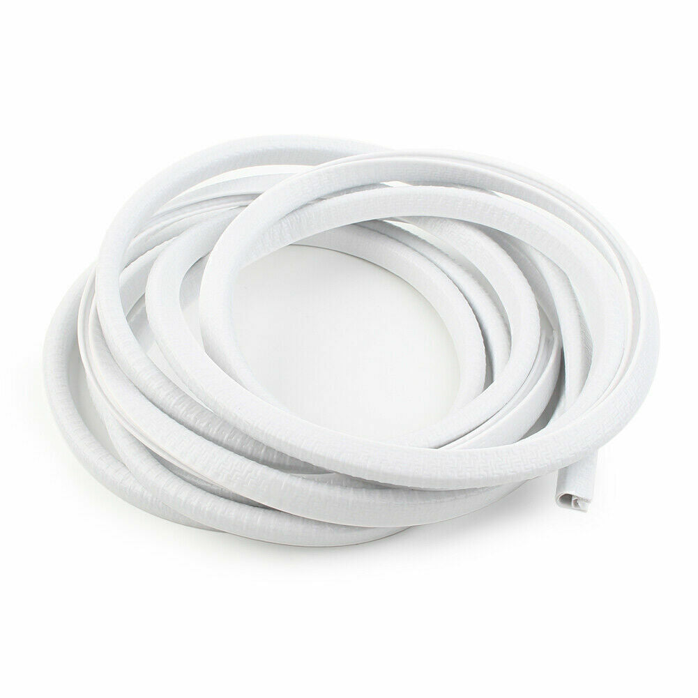 10M White Car Pinchweld Pinch Weld Rubber Seal Edge Trim U Shape Door Mould Clip (Online Only) - OZI4X4 PTY LTD