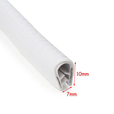 10M White Car Pinchweld Pinch Weld Rubber Seal Edge Trim U Shape Door Mould Clip (Online Only) - OZI4X4 PTY LTD