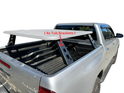 Tub Rack Platform Legs 4pcs Fits All 4X4 Ute Vehicles - OZI4X4 PTY LTD