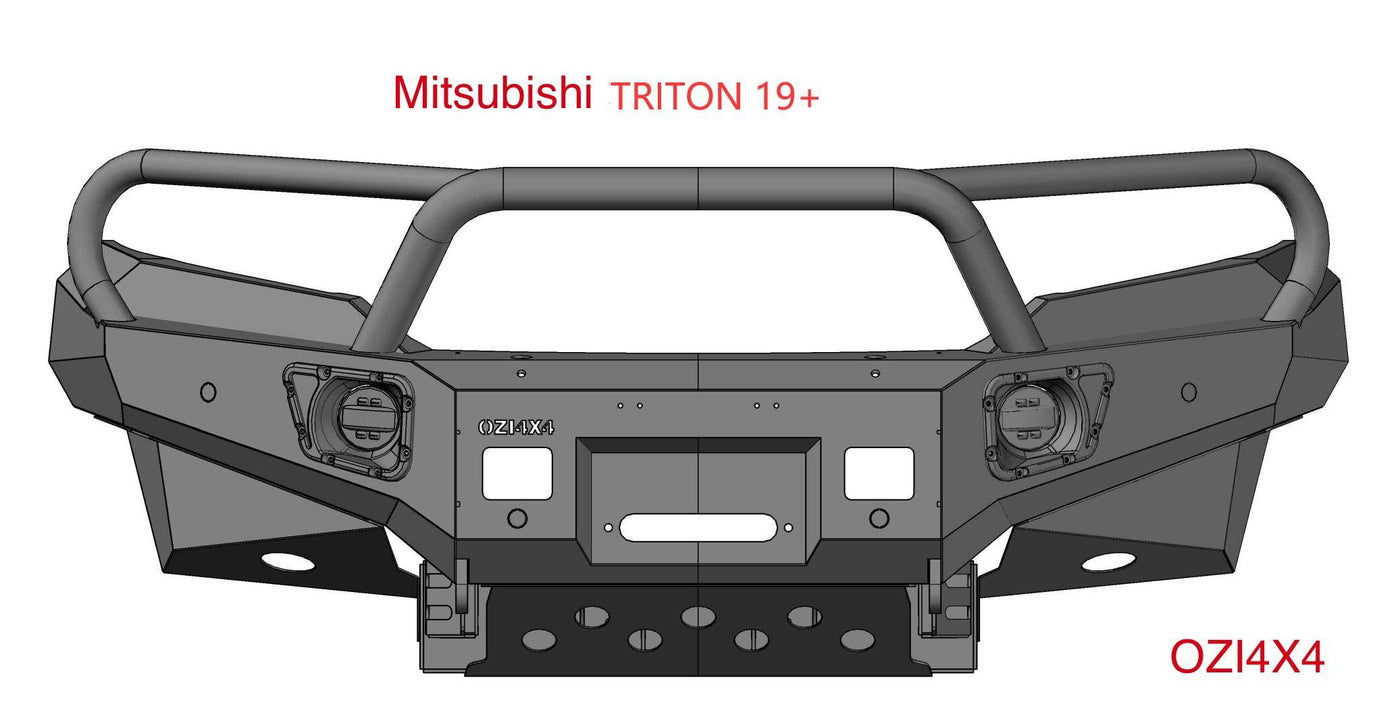 OZ Bar Bullbar Suits Mitsubishi Triton MR & Pajero Sport 2019+ (Pre Order)