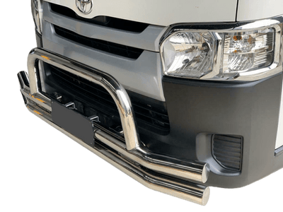 Stainless Steel Nudge Bar suits Toyota Hiace 2005-2018 LWB (Online Only)
