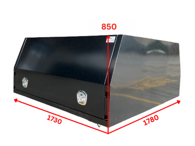 Premium Black 1800 Canopy Premium Edition Suits Premium Trays (Pre Order) - OZI4X4 PTY LTD