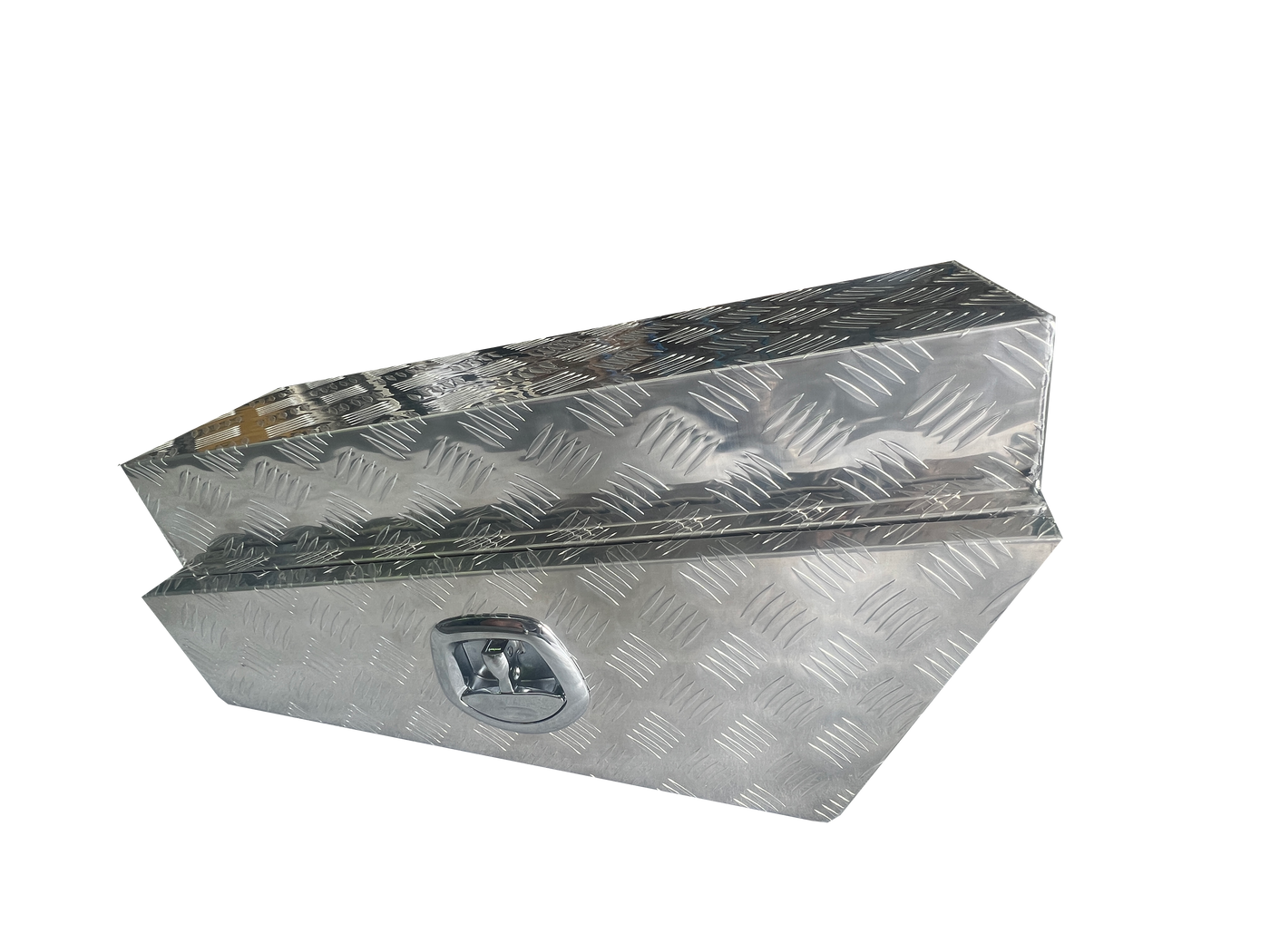Under Body Tool Box Checker Plate Aluminium 750HD - OZI4X4 PTY LTD