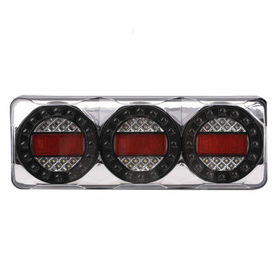 Pair 90 LED Tail Lights 3 LED Combination Stop Tail Indicator Reverse Truck UTE - OZI4X4 PTY LTD