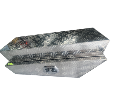 Under Body Tool Box Checker Plate Aluminium 750HD - OZI4X4 PTY LTD