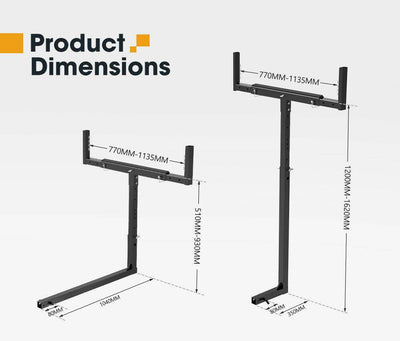 Tow Bar Ladder Rack Universal Suits All Vehicles (Online Only) - OZI4X4 PTY LTD