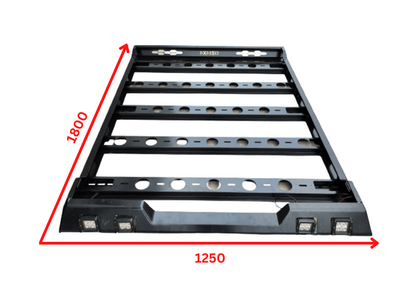 Falcon Roof Cage FC180 Suitable For Toyota LC Prado 120 Series (Free 4x6"Spot Lights) - OZI4X4 PTY LTD