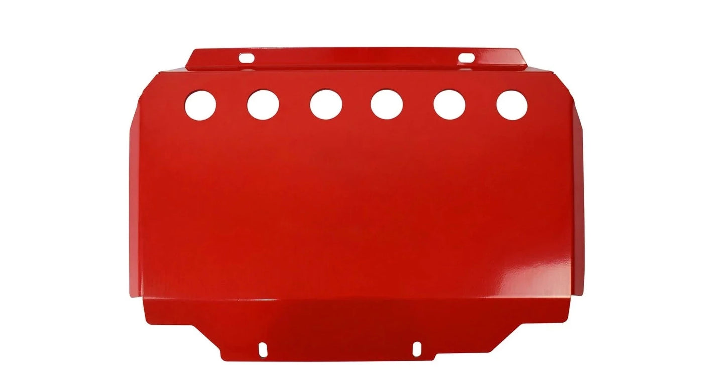 Red Bash Plate Red Suits Ford Ranger PX1,2,3 / Mazda BT50 / Everest Year 2011+ (FD001) - OZI4X4 PTY LTD