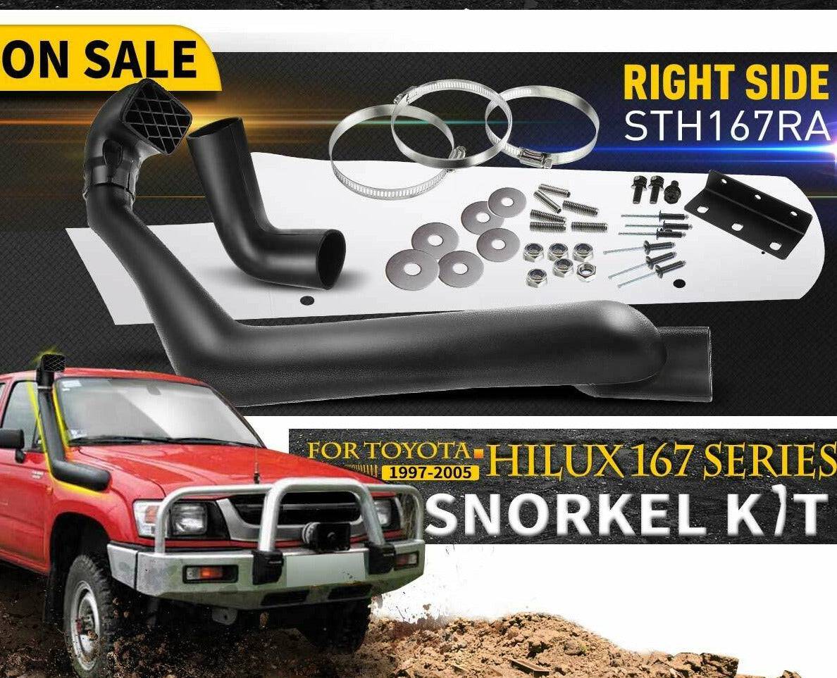 Snorkel Kit Suits Toyota Hilux 2.7, 3.0, 3.4 Litre Petrol 1997 - 2005 RHS (Online Only)