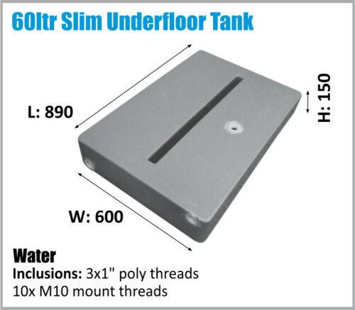 60 LTR Water Tank Storage Under Floor Tank (Online Only)