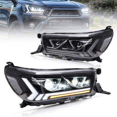 Urban Led Projector Head Light Suits For Toyota Hilux 2015 - 2022