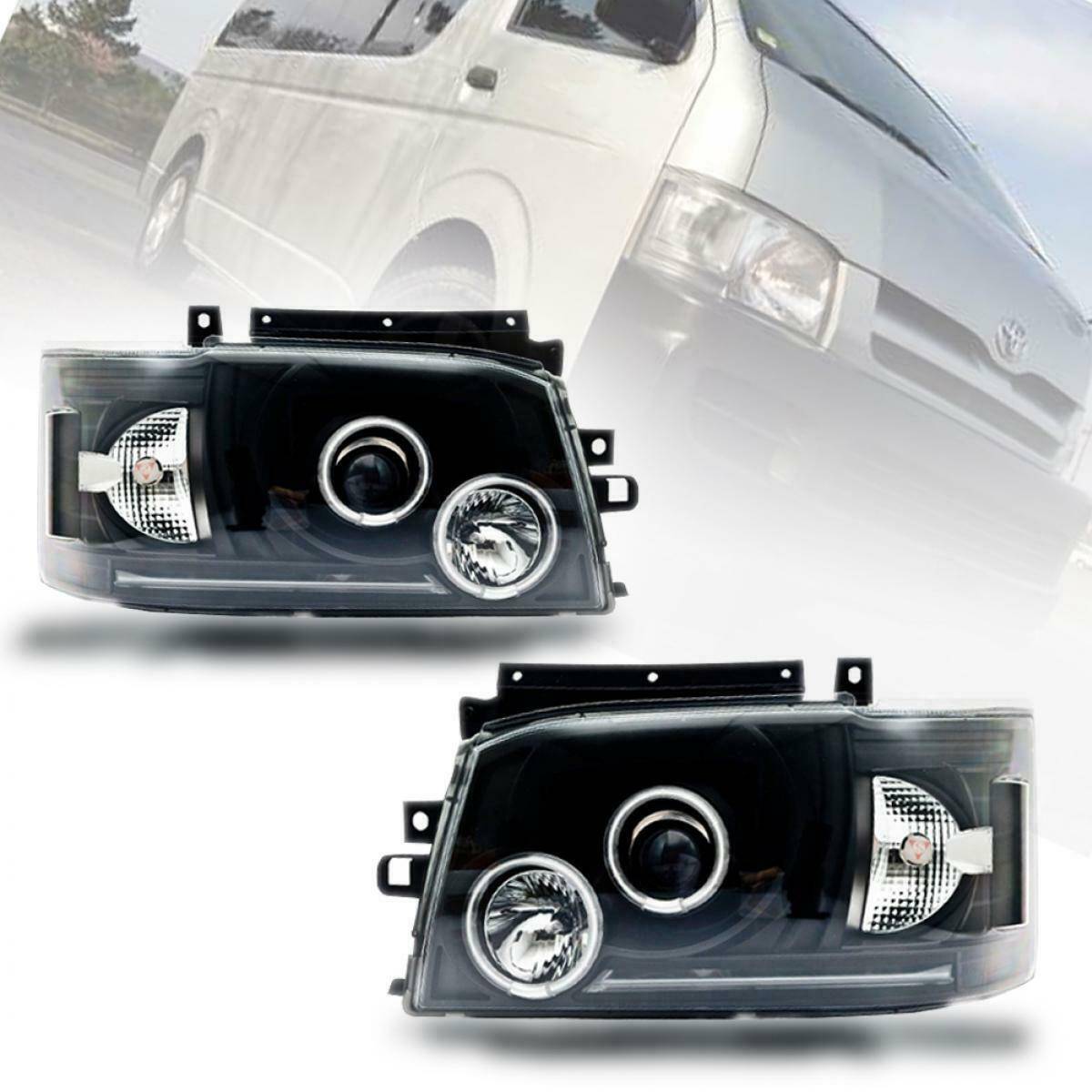 Toyota Hiace 2005 -2010 Halo Projector Head Light Pair (Online Only)