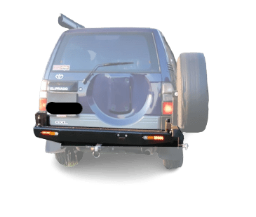 Rear Bar Dual wheel Carrier Suitable For Toyota Landcruiser Prado 90 Series - OZI4X4 PTY LTD