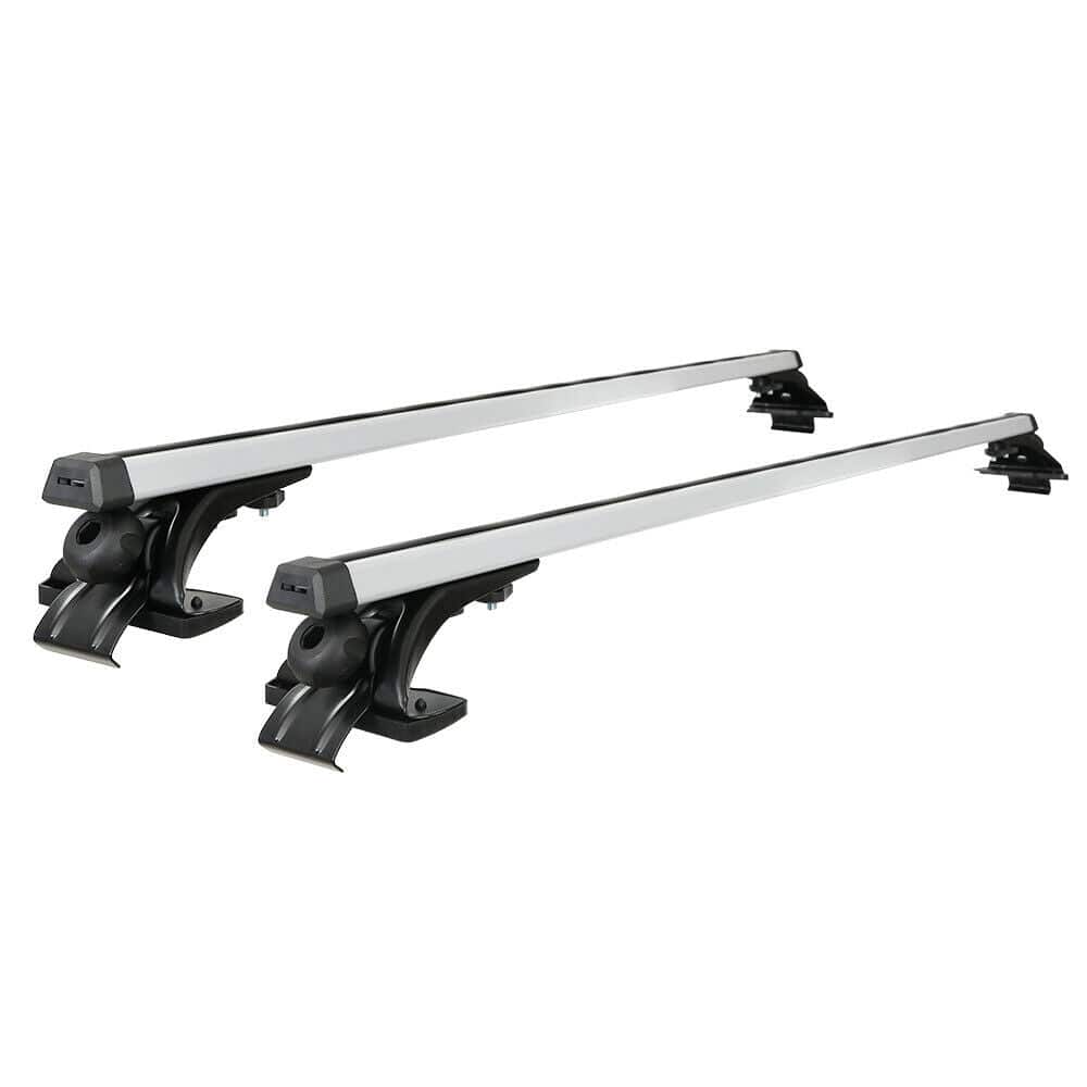 Universal Car Roof Rack Cross Bars Aluminium Silver Adjustable 145cm B