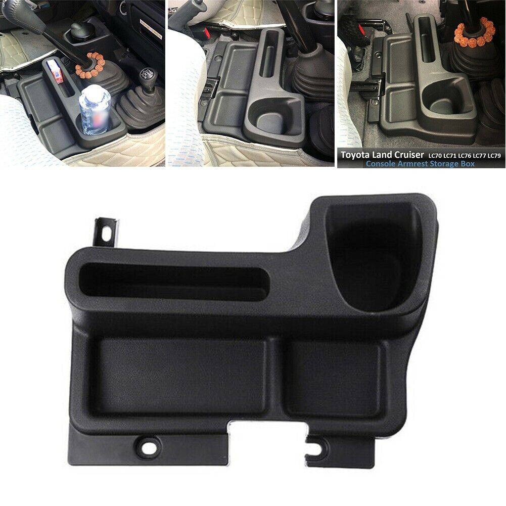 Black Centre Console Storage Box Suitable for Toyota Land Cruiser 70 Series (Online Only) - OZI4X4 PTY LTD